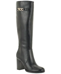 Tommy Hilfiger Women's Poura Block Heel Tall Dress Boots