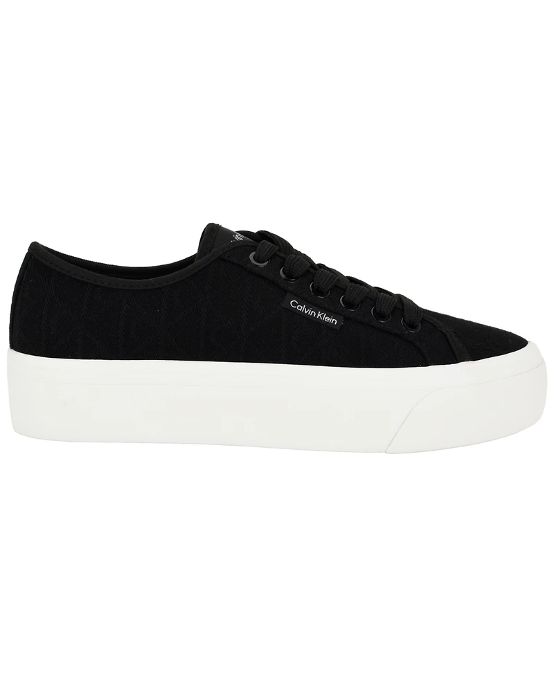Calvin Klein Women's Bravini Logo Platform Sneakers