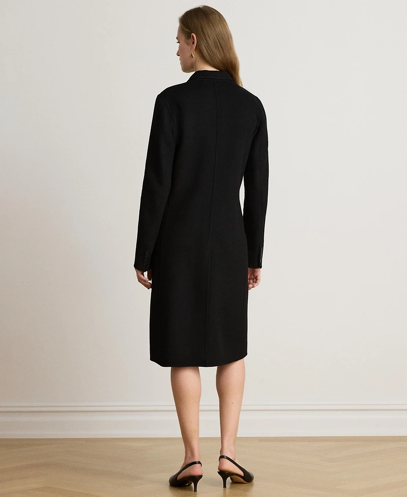 Lauren Ralph Women's Double-Breasted Wool-Blend Coat