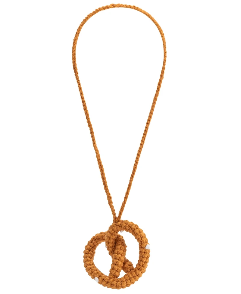 Melie Bianco Pretzel Crochet Bag Charm