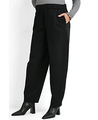 Hello Miz Maternity Pull-On Barrel-Leg Pants