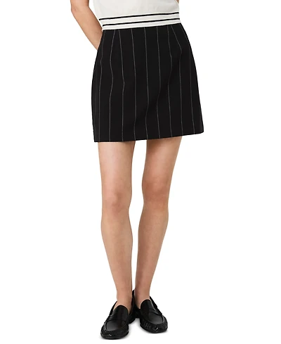 French Connection Women's Wide Pinstripe Mini A-Line Skirt