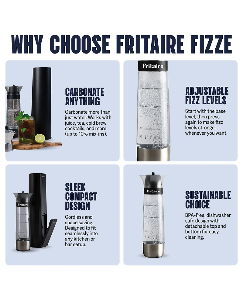 Fritaire The Fizze Soda Maker