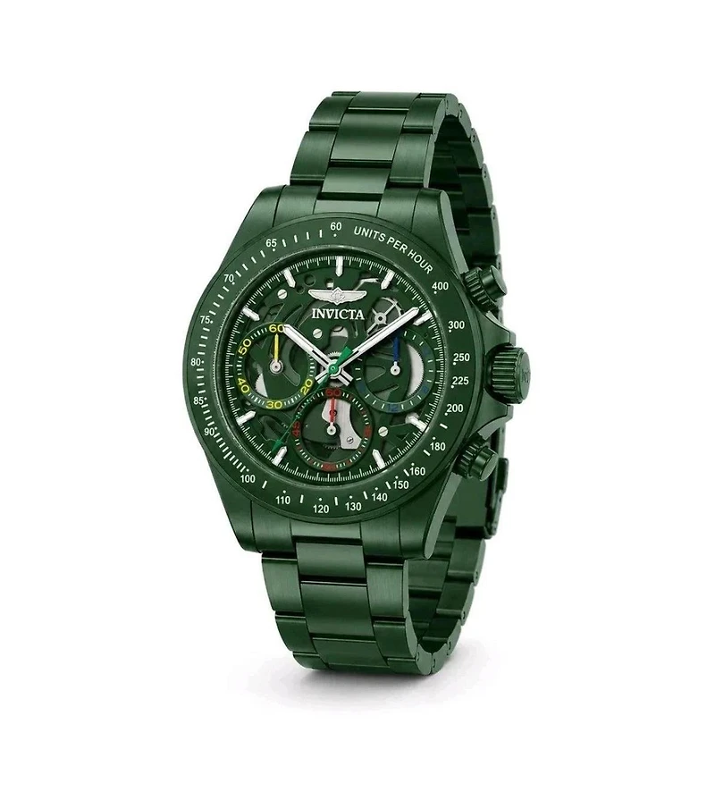 Invicta Speedway 51033 Men's 39.5mm Quartz Chronograph Watch - Stainless Steel Bracelet