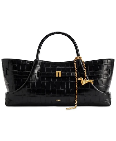 Jw Pei Maeve Dachshund Metal Charm Medium Tote Handbag