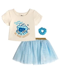 Sesame Street Toddler Girls' T-Shirt and Tutu Skirt Set