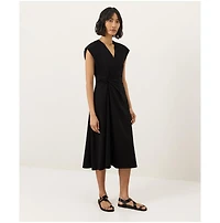 Pact Women's Cotton Jersey V-Neck Twist Dress Made with Organic
