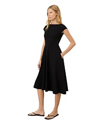 Pact Women's Fit and Flare Ballet Dress Made with Organic Cotton