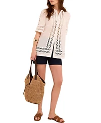 Mint Velvet Women's Ramie Resort Shirt