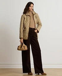 Lauren Ralph Women's Crested Quilted Jacket