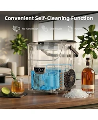 Cowsar Countertop Nugget Ice Maker 35 Lbs Per Day Self Cleaning