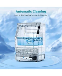 Cowsar Commercial Ice Maker 80 Lbs Per Day 24 Lbs Storage