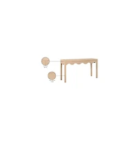 Meridian Furniture Fiora Natural Console Table