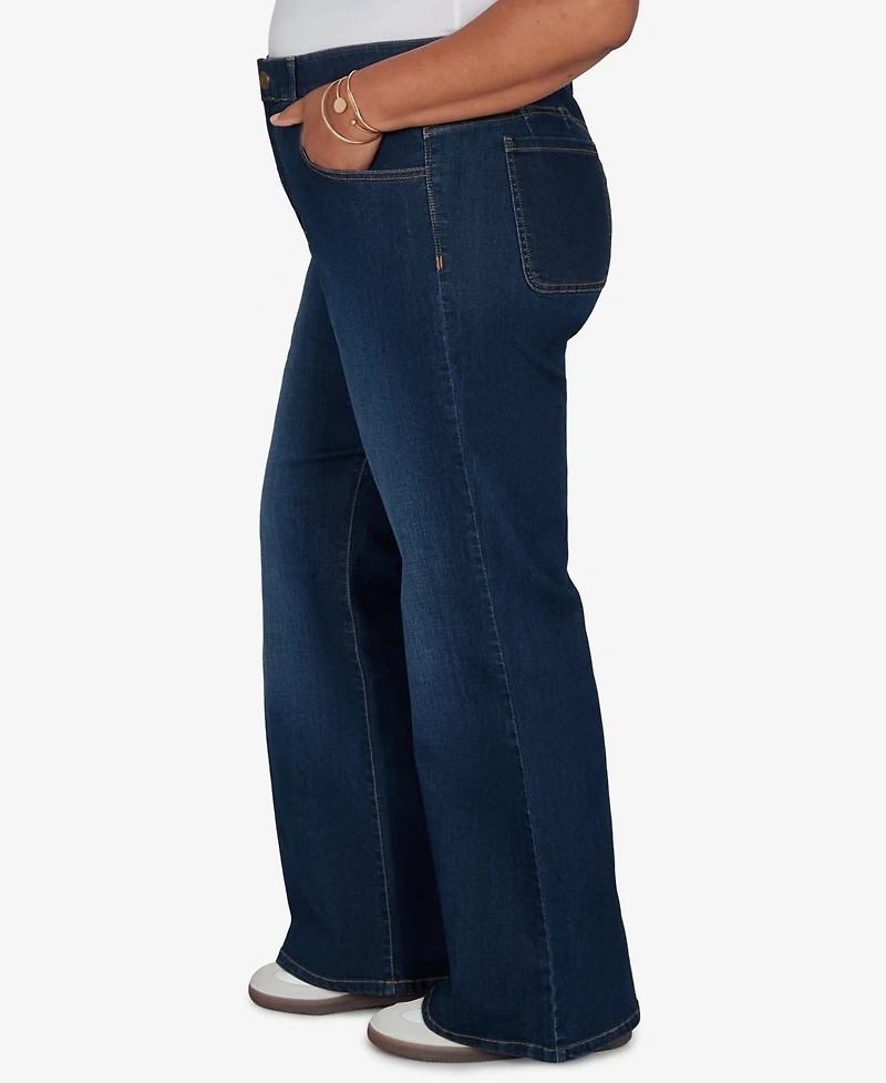Ruby Rd. Plus Flare Mid-Rise Jeans