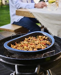 Peugeot Grill to Table Half-Moon Ceramic Plancha, 17"