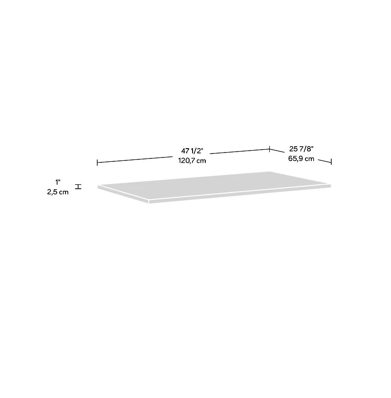 Sauder Garagecore Top for Base Cabinet