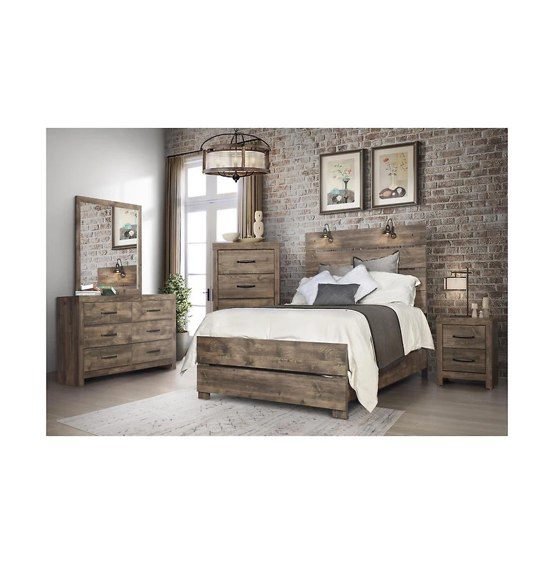 New Classic Furniture Misty Lodge - 3/3 Twin Bed