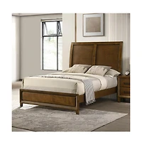 New Classic Furniture Ballard Wood Panel Bed in Walnut