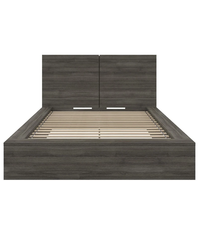 Nexera James Platform Bed with Headboard