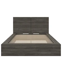 Nexera James Platform Bed with Headboard