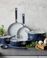 GreenPan Bobby Flay Aluminum 10-Piece Cookware Set