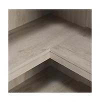 Sauder Miscellaneous Storage Bookcase, Chalked Chestnut finish