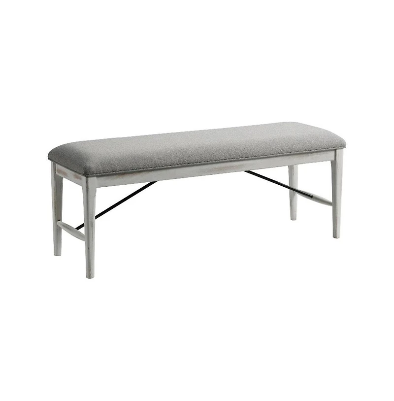 Intercon 50"" Backless Bench in Weathered White
