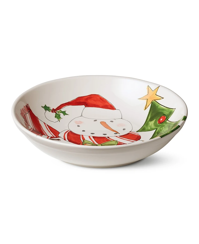 Certified International Snowman Delight 13" Serving Bowl