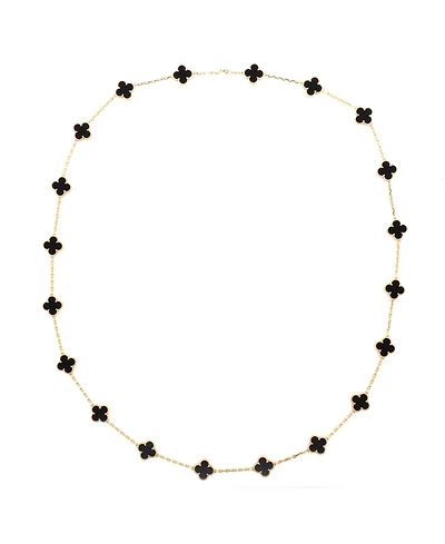 Pre-Owned Van Cleef and Arpels Vintage Alhambra 20 Motifs Necklace