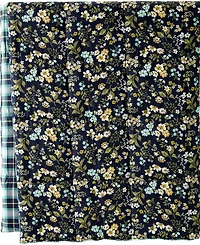 Lands' End 300 Thread Count Cotton Smooth Percale Printed Comforter
