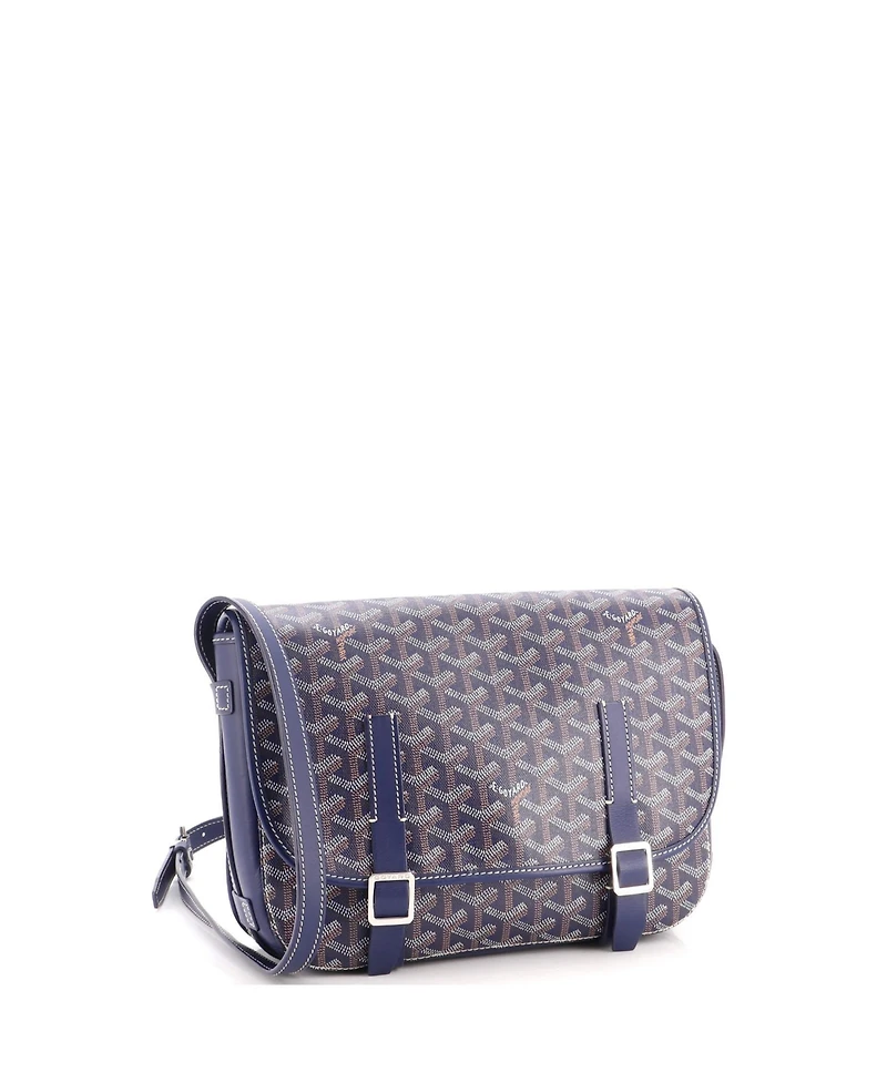 Pre-Owned Goyard Mm Belvedere Messenger Bag Coated Canvas