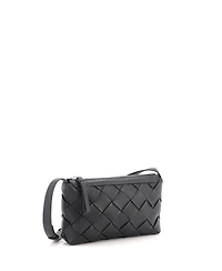 Pre-Owned Bottega Veneta Diago Zipped Messenger Bag Maxi Intrecciato Leather