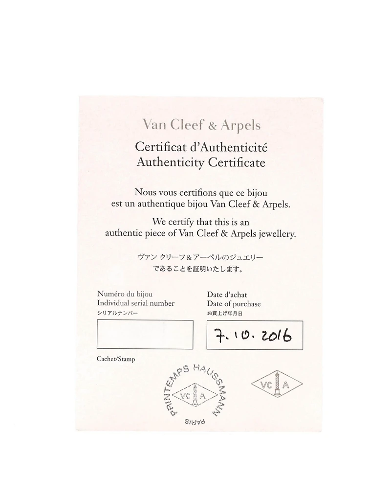 Pre-Owned Van Cleef and Arpels Magic Alhambra 6 Motifs Necklace