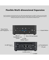 Msi Cubi Nuc Ai+ 2MG Ai-Ready Intel Core Ultra 7 258V 32GB Ram 4TB Ssd Desktop Computer
