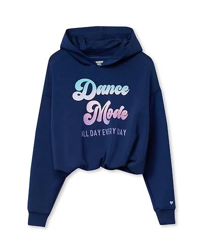 Lands' End Girls Long Sleeve Bubble Active Hoodie