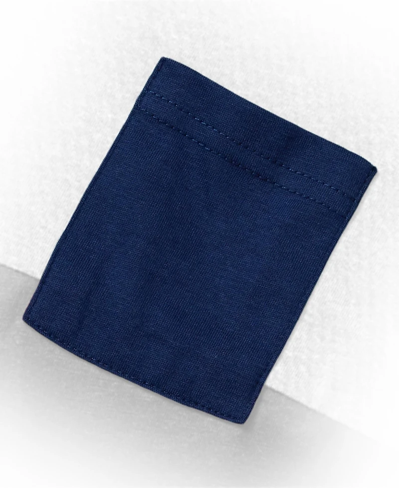 Lands' End Boys Long Sleeve Color Block Shirt