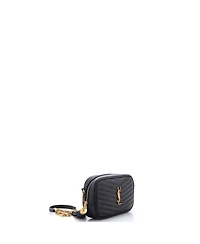 Pre-Owned Saint Laurent Mini Lou Camera Bag Matelasse Chevron Leather