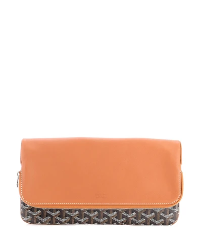 Pre-Owned Goyard Saint Marie Clutch Coated Canvas