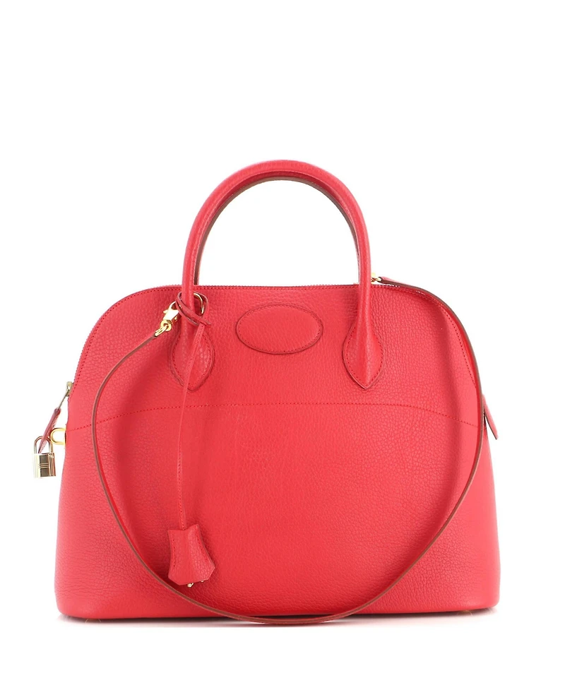 Pre-Owned Hermes 35 Bolide Bag Fjord