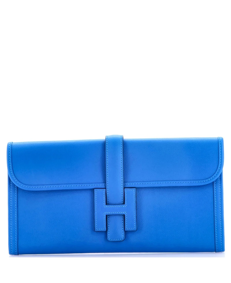 Pre-Owned Hermes 29 Jige Elan Clutch Evercolor
