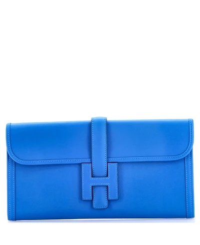 Pre-Owned Hermes 29 Jige Elan Clutch Evercolor