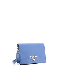 Pre-Owned Prada Small Dual Strap Flap Crossbody Bag Vitello Daino