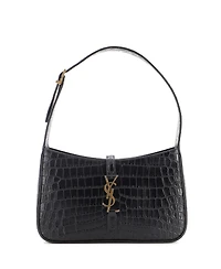 Pre-Owned Saint Laurent Small Le 5 a 7 Hobo Embossed Leather