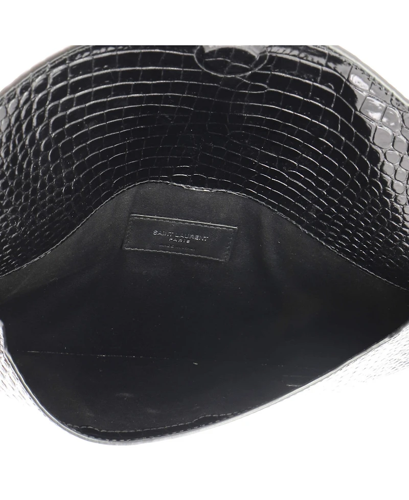 Pre-Owned Saint Laurent Uptown Pouch Embossed Leather