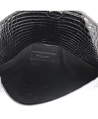 Pre-Owned Saint Laurent Uptown Pouch Embossed Leather