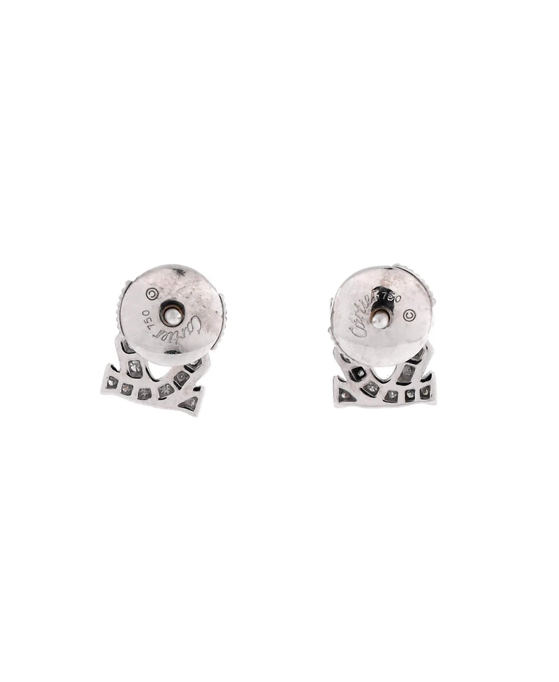 Pre-Owned Cartier Entrelaces C de Cartier Stud Earrings