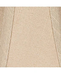 Imperial Shade Set of Bell Lamp Shades Evaline Taupe Brown Fabric Small 3" Top x " Bottom x 5" High Candelabra Clip-On Fitting