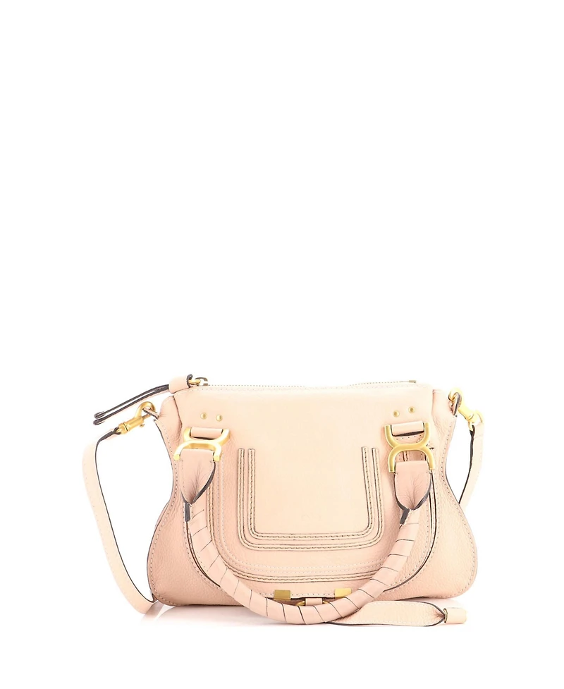 Pre-Owned Chloe Small Marcie Satchel Leather