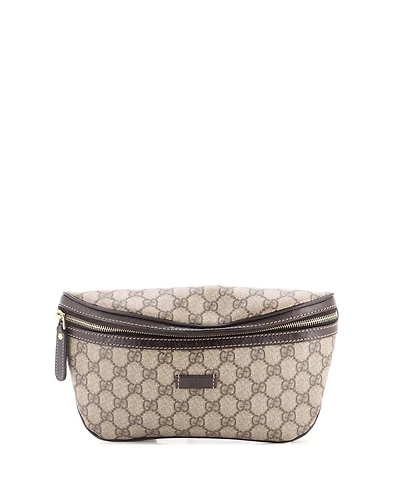 Pre-Owned Gucci Small Belt Bag Gg Coated Canvas with Leather