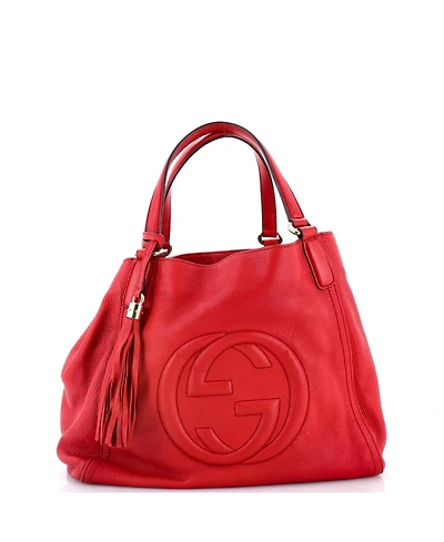 Pre-Owned Gucci Medium Soho Shoulder Bag Leather